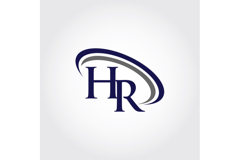 monogram-hr-logo-design
