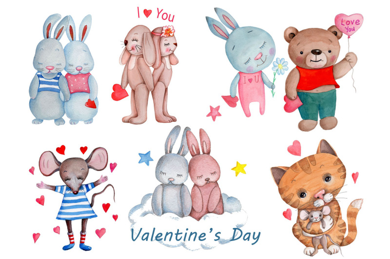 valentine-039-s-day-cute-cartoon-animals-love