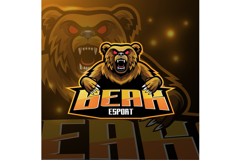 bear-esport-mascot-logo-design