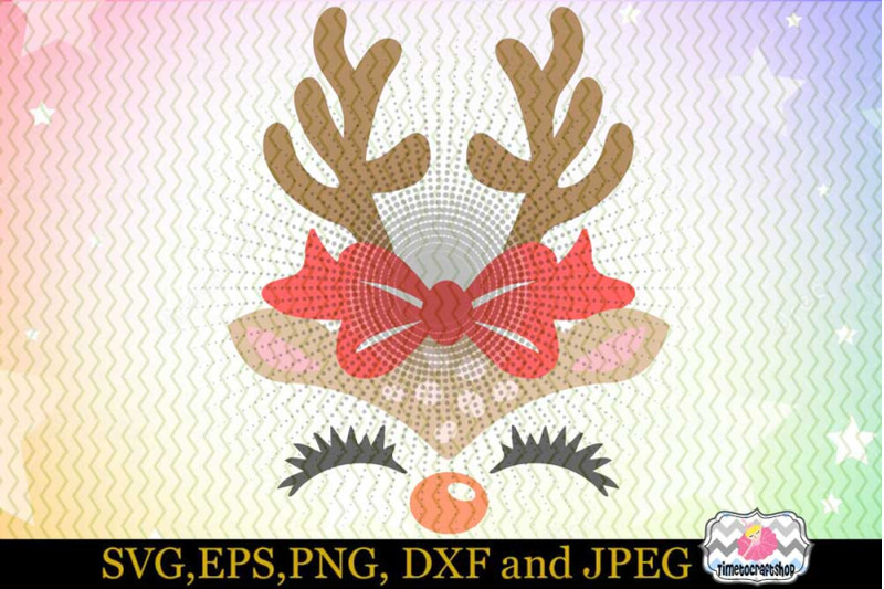 svg-dxf-eps-amp-png-cutting-files-christmas-reindeer-girl-face-amp-bow