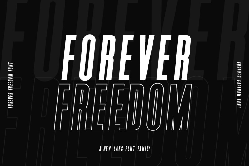 forever-freedom-font-family