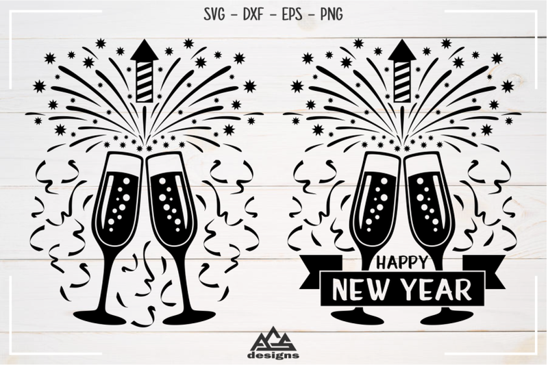 wine-champagne-happy-new-year-svg-design