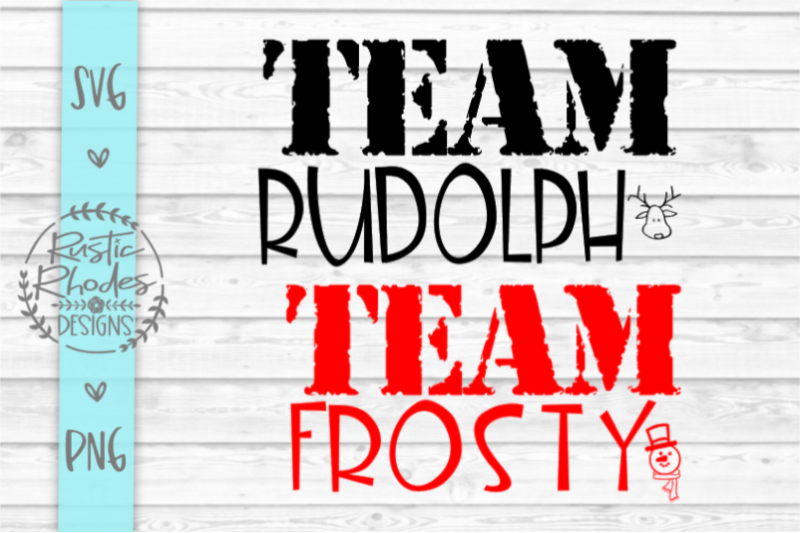 team-rudolph-vs-team-frosty-svg-and-png-digital-cut-files