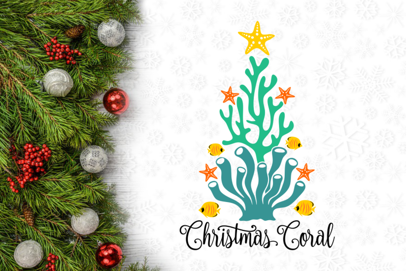 christmas-coral-corals-christmas-svg-design