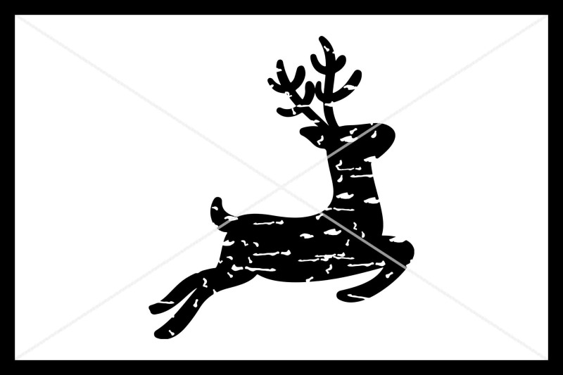 reindeer-svg-distressed-vintage-instant-download-cut-file