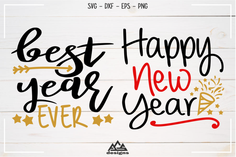 new-year-quotes-svg-design