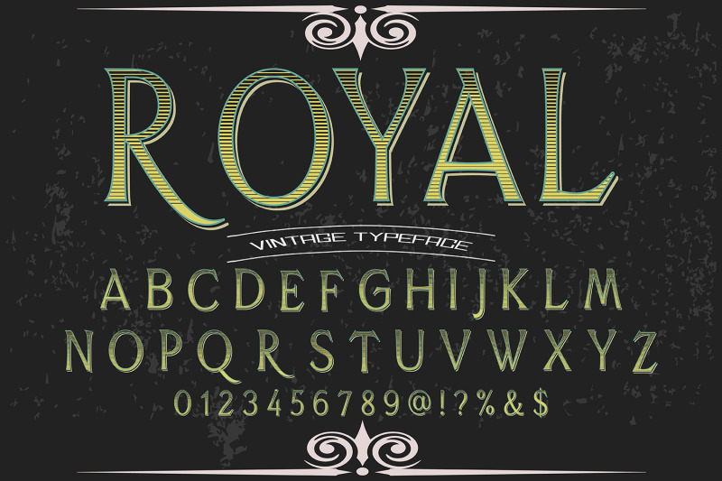 vintage-typeface-vector-label-design