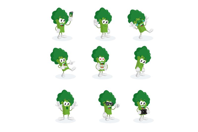brocoli-mascot-logo