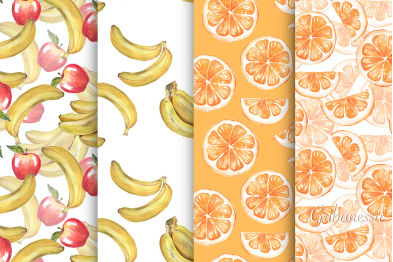 fruit-patterns-watercolor-set-of-8