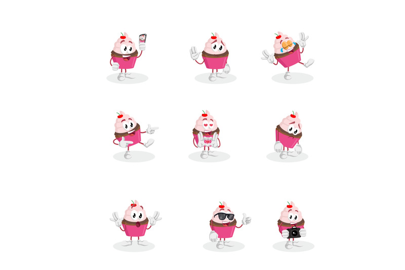 cupcake-mascot-logo
