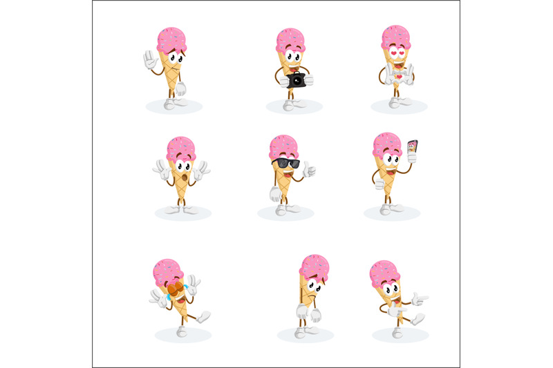 pink-ice-cream-mascot