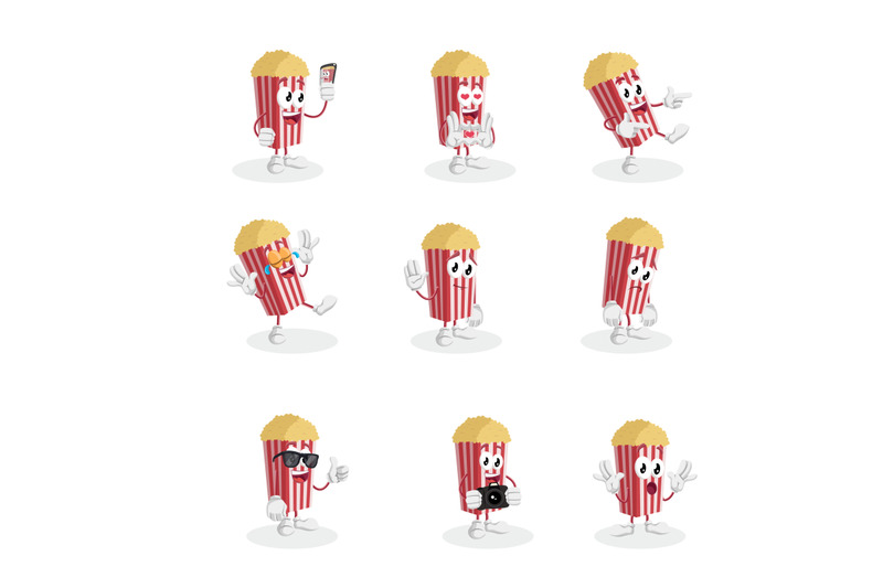 popcorn-mascot-logo