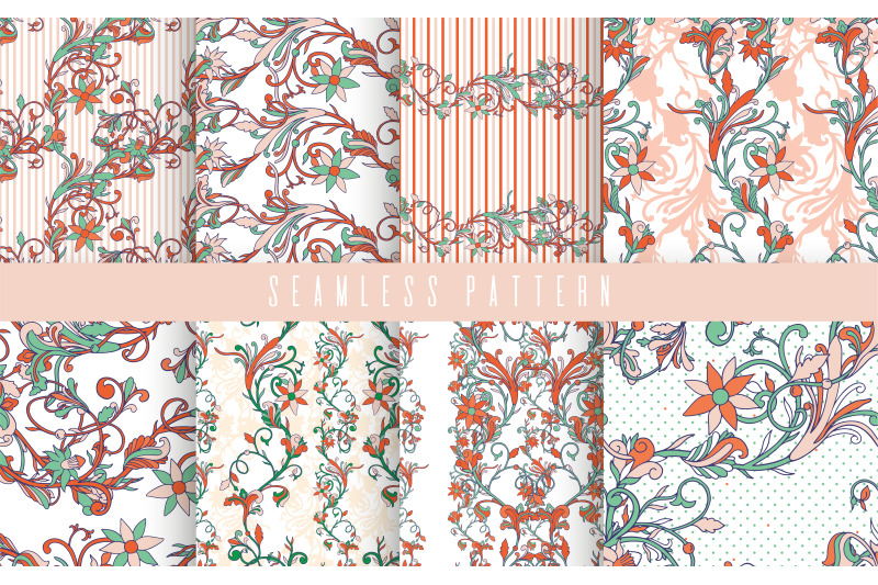 pattern-set-flora