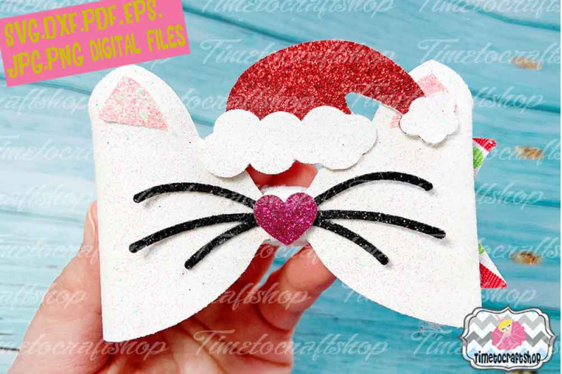 holiday-christmas-santa-kitty-bow-template-christmas-cat-hair-bow