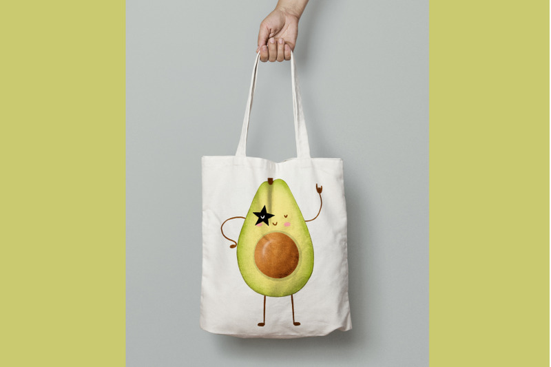 avocado-characters-clipart