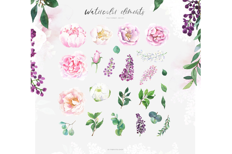 lush-bloom-watercolor-pink-flowers