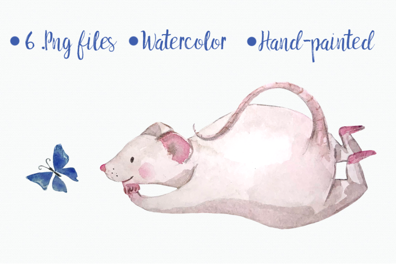 watercolor-white-mice-clip-art-set