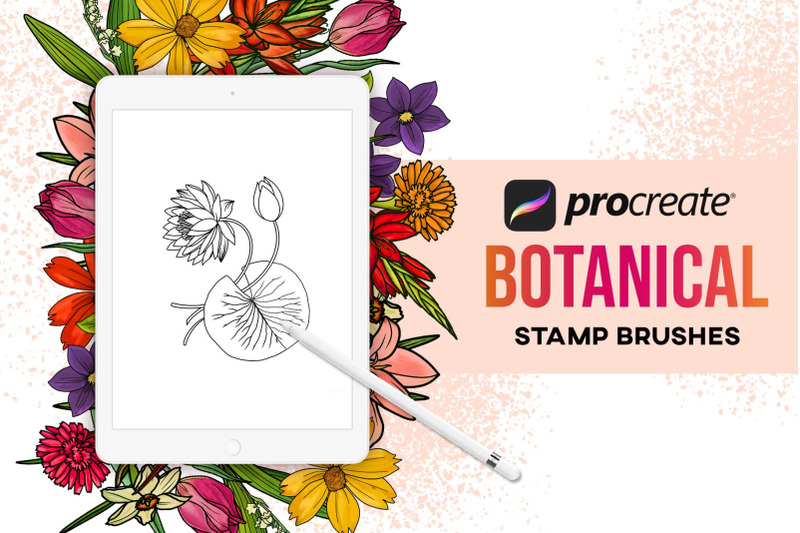 40-procreate-botanical-stamp-brushes