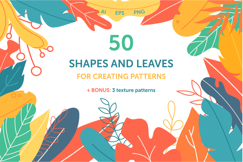 shapes-and-leaves-foe-creating-patterns