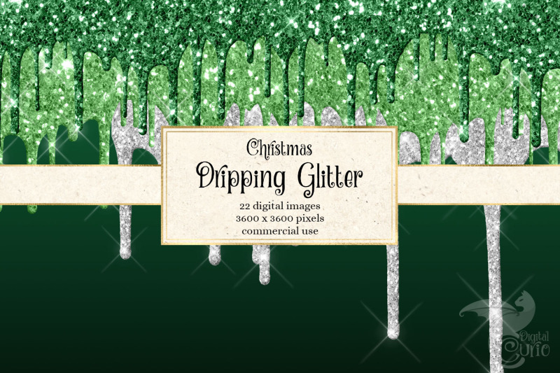 christmas-dripping-glitter-digital-paper