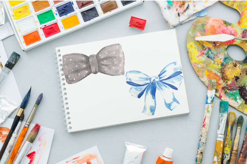 10-watercolor-bows-illustrations