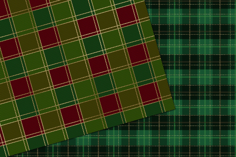 christmas-plaid-digital-paper