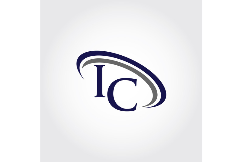monogram-ic-logo-design