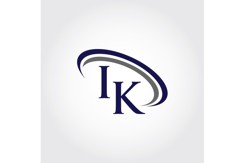monogram-ik-logo-design