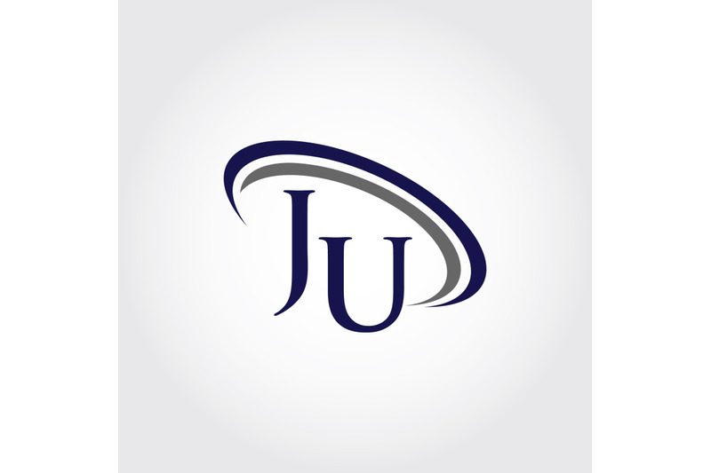 monogram-ju-logo-design