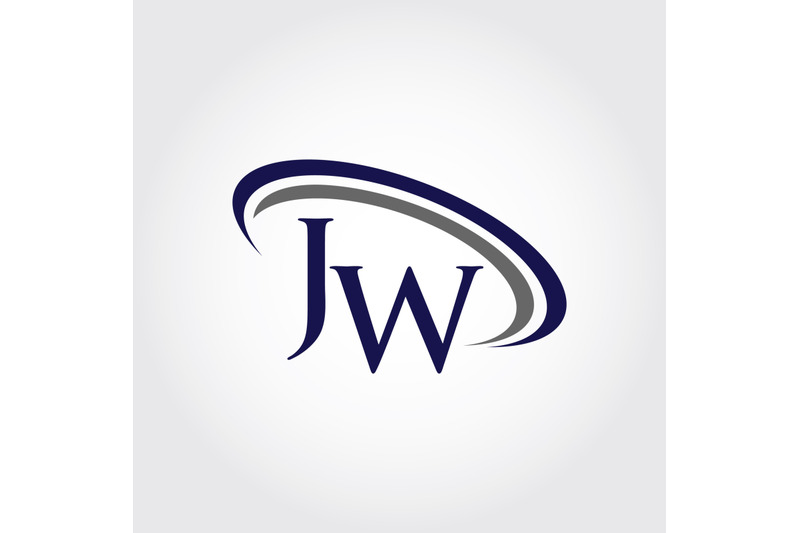 monogram-jw-logo-design