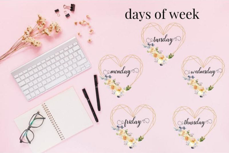 hand-lettered-watercolor-hearts-date-covers-names-of-month-and-weeks