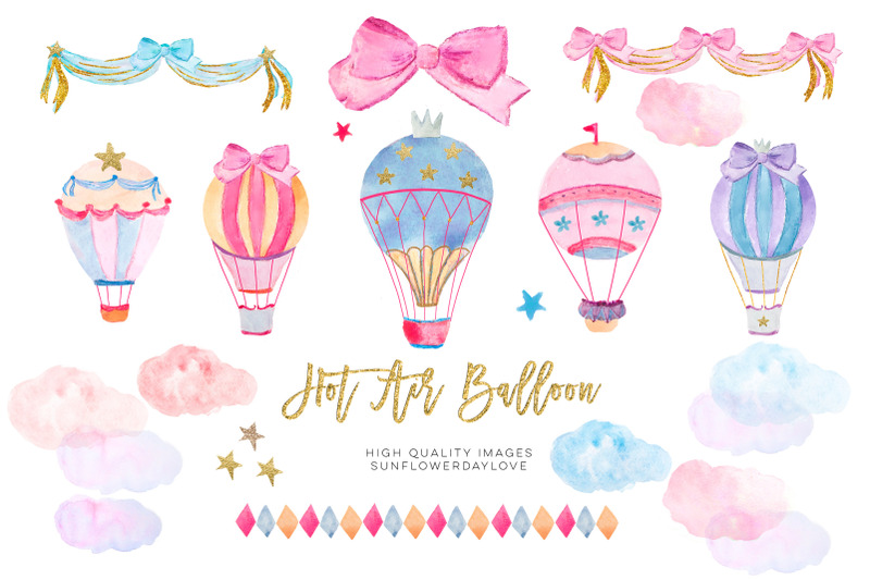 hot-air-balloons-clipart-set-balloons-watercolor-clipart