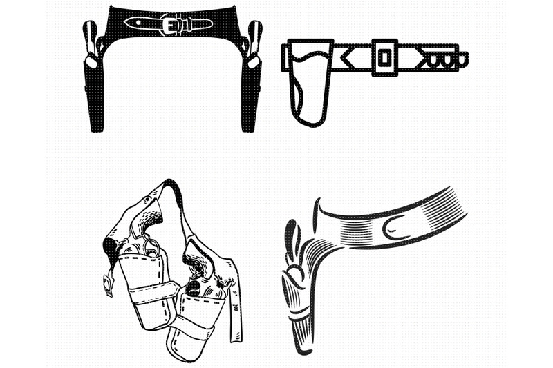 gun-holster-belt-svg-dxf-png-eps-cricut-silhouette-cut-file