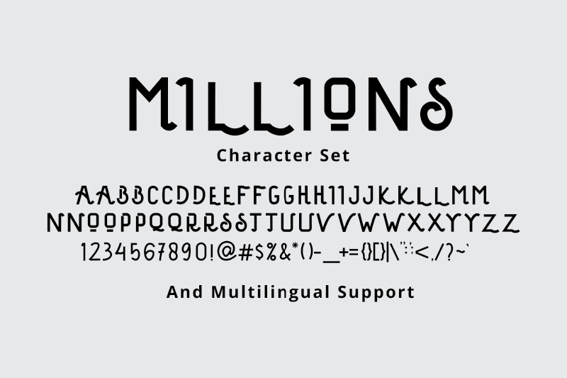 millions-display-font