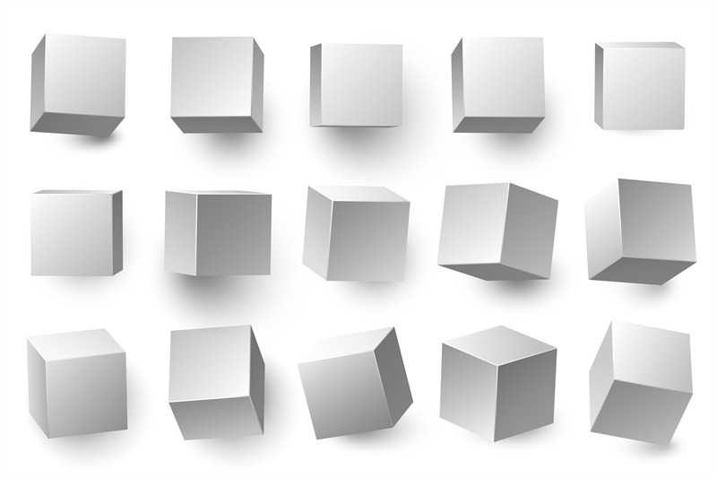 realistic-3d-white-cubes-minimal-cube-shape-with-different-perspectiv