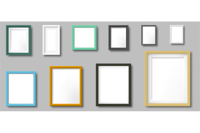 realistic-photo-frame-square-and-rectangular-frames-photos-on-wall-t