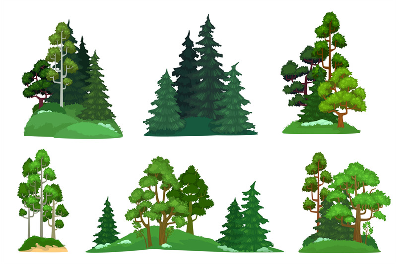 forest-trees-green-fir-tree-forests-pine-composition-and-isolated-tr