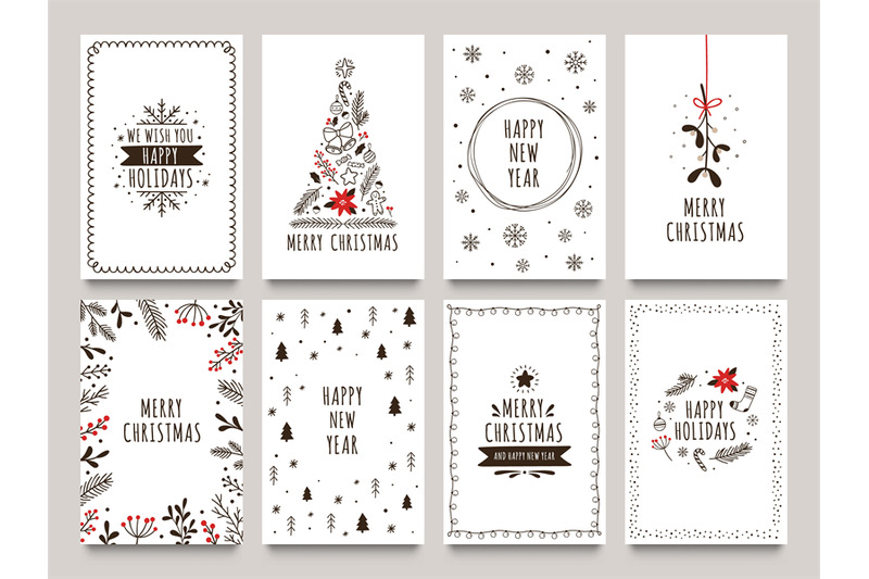 hand-drawn-winter-holidays-cards-merry-christmas-card-with-floral-orn