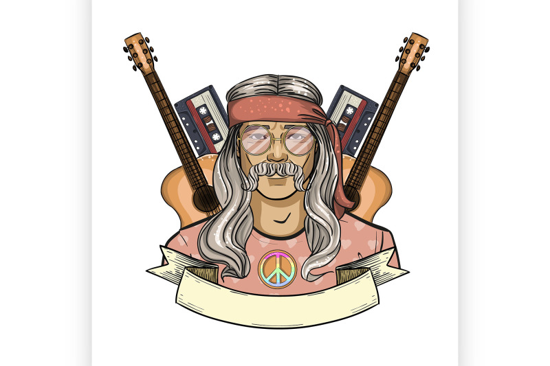 hand-drawn-sketch-hippie-man-1