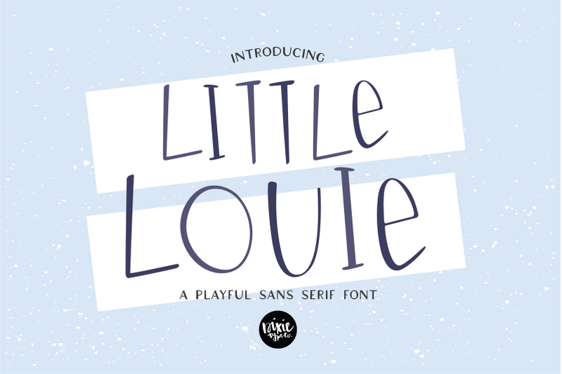 little-louie-a-playful-sans-serif-font