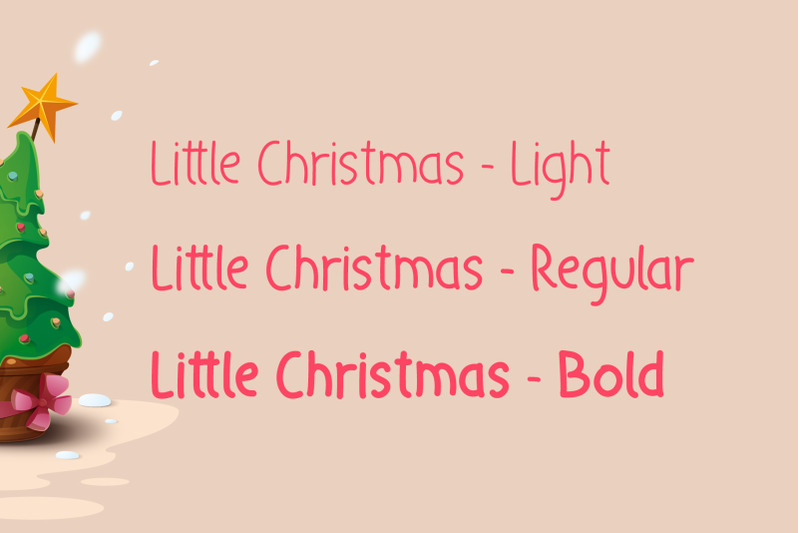 little-christmas-cheerful-holiday-font