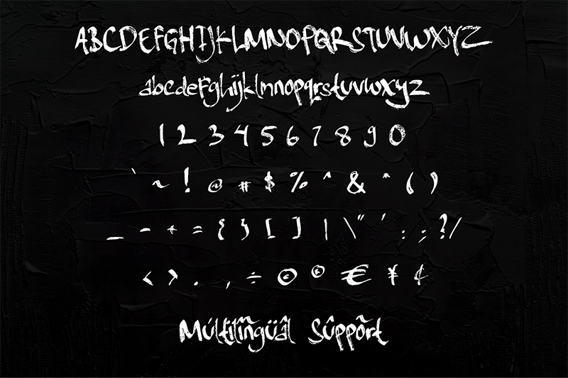 dark-knight-handbrush-typeface