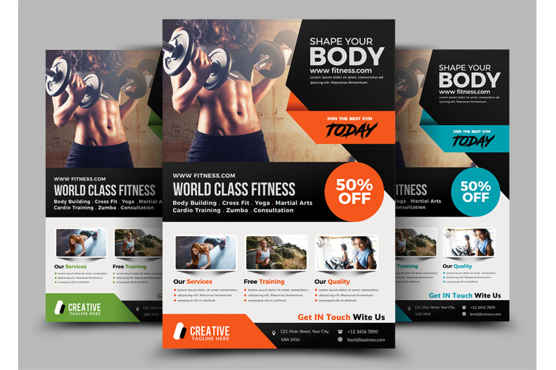 fitness-flyer-bundle-print-templates