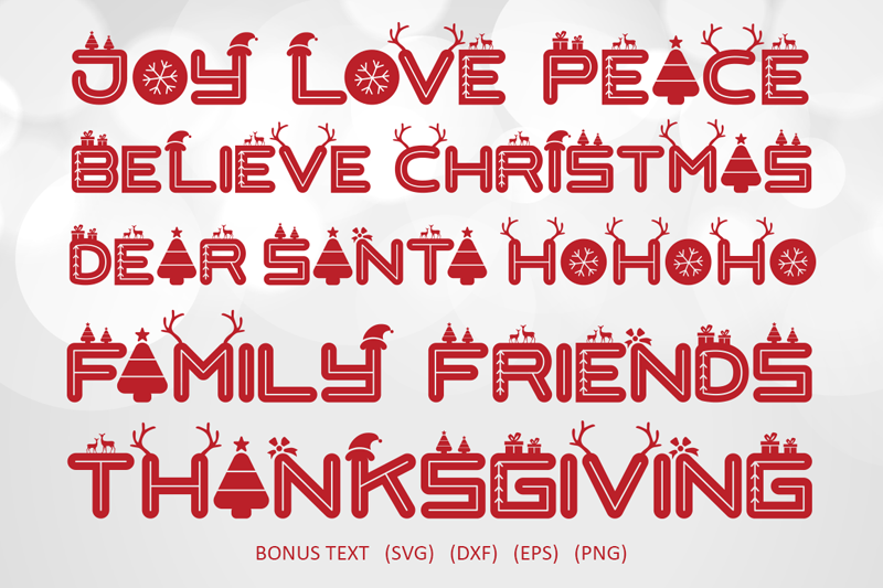 Love Santa Christmas Font By Illushvara Thehungryjpeg Com