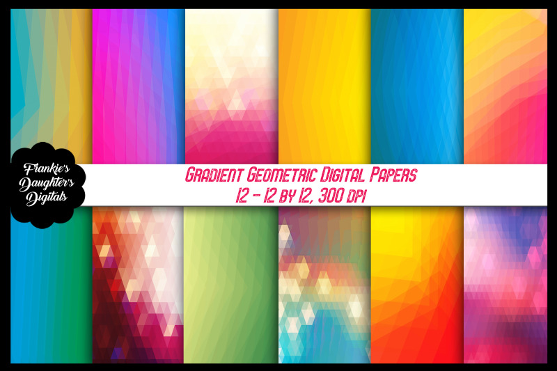 gradient-geometric-digital-papers