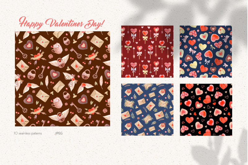 valentines-day-seamless-patterns