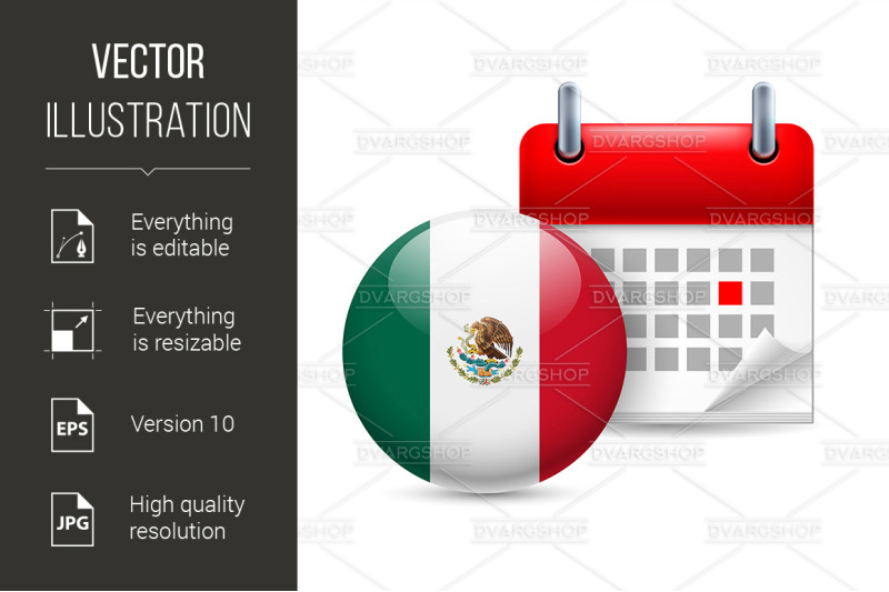 icon-of-national-day-in-mexico