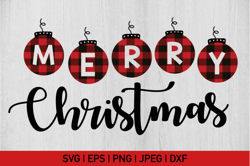 merry-christmas-buffalo-plaid-svg