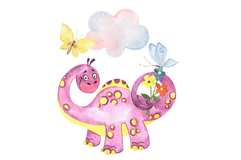 baby-dinosaurs-watercolor-clipart