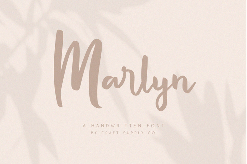 marlyn-handwritten-script-font